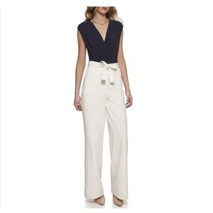 TOMMY HILFIGER Suit Separates Ivory Pants Size 8